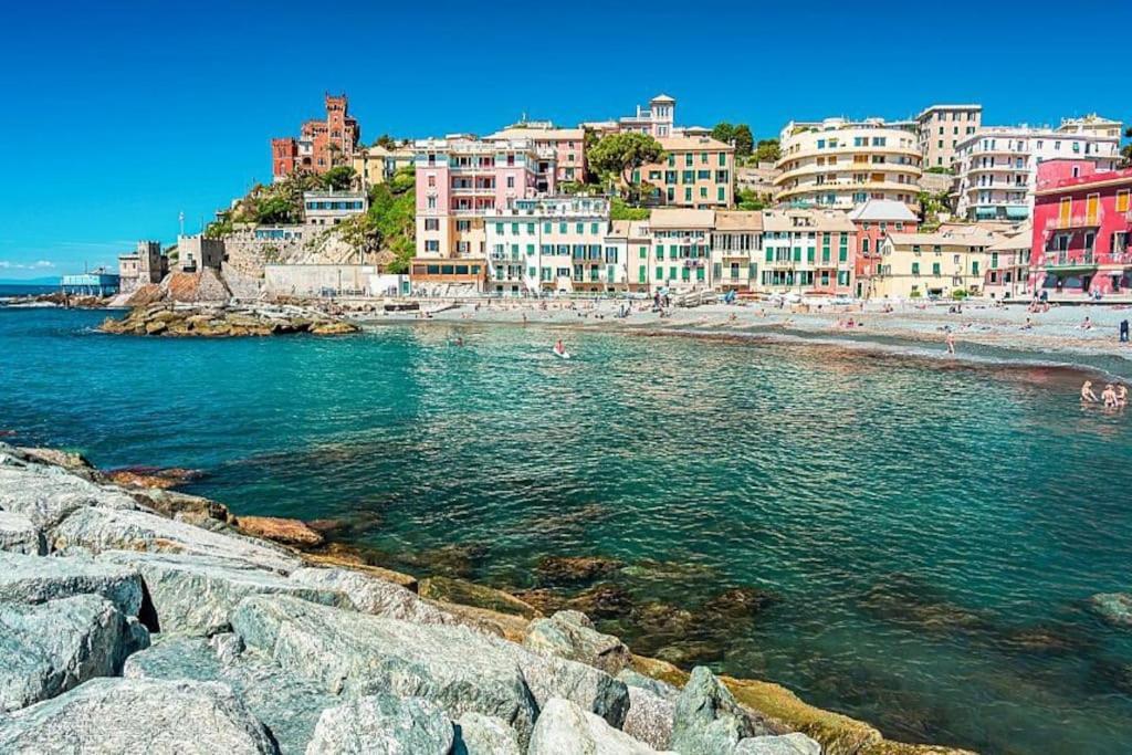 Pisi Home, 2 Min Dalla Spiaggia E Dall' Ospedale Gaslini Генуя Экстерьер фото